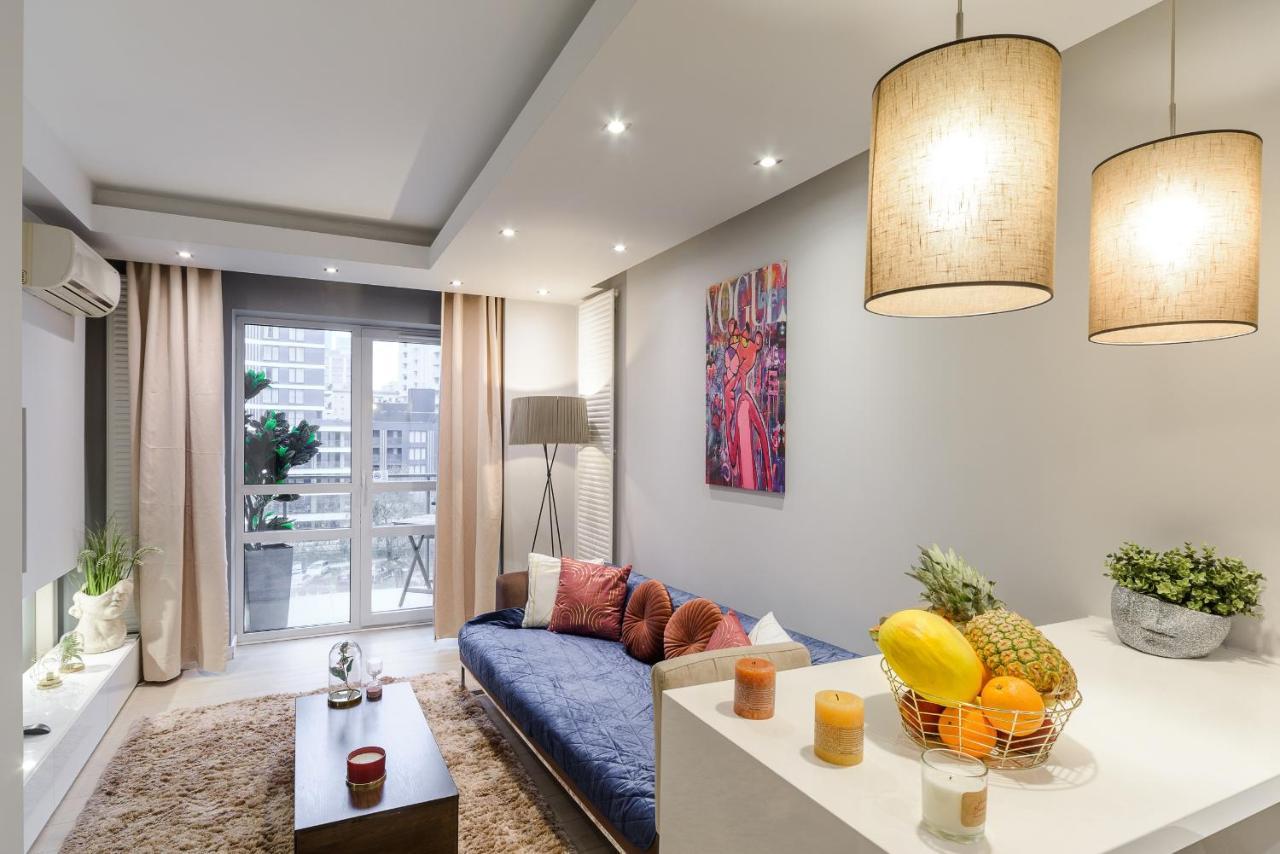 Luxury Apartments In Platinum Tower Varšava Exteriér fotografie