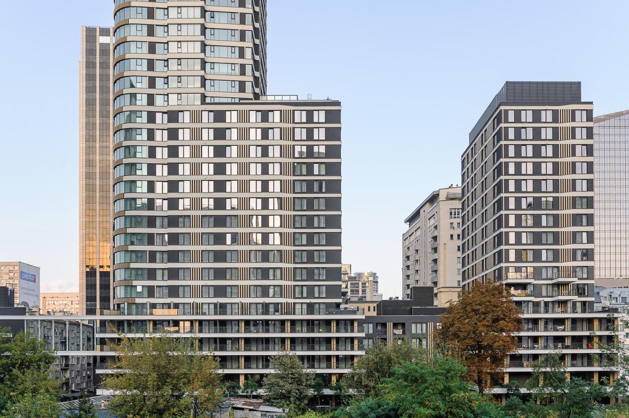 Luxury Apartments In Platinum Tower Varšava Exteriér fotografie
