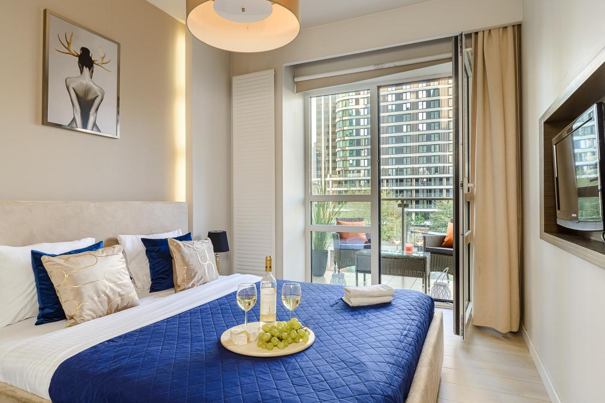 Luxury Apartments In Platinum Tower Varšava Exteriér fotografie