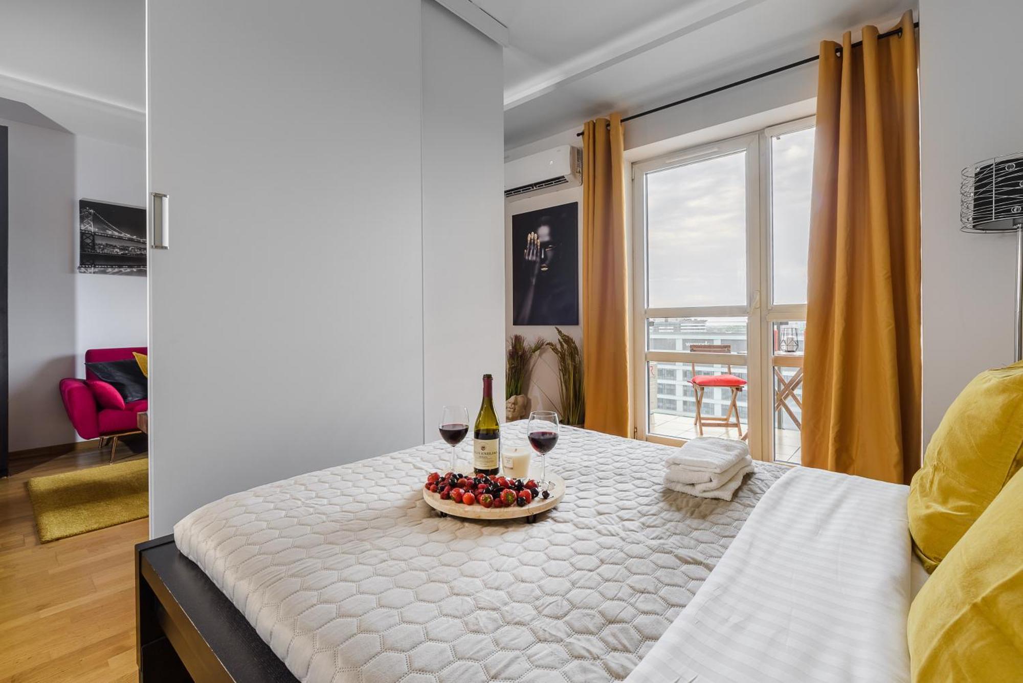 Luxury Apartments In Platinum Tower Varšava Exteriér fotografie