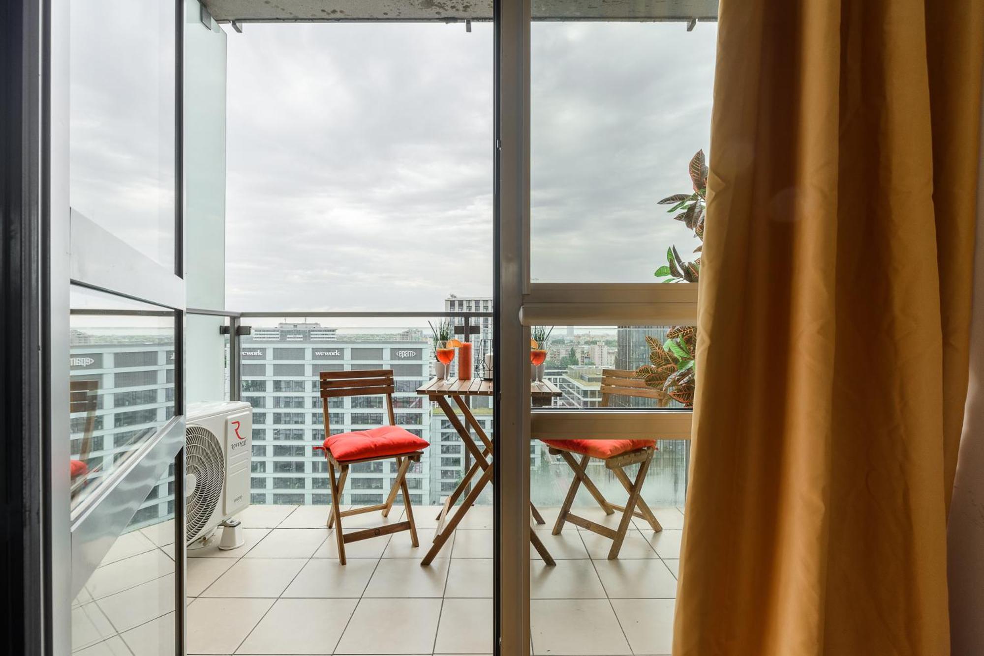 Luxury Apartments In Platinum Tower Varšava Exteriér fotografie