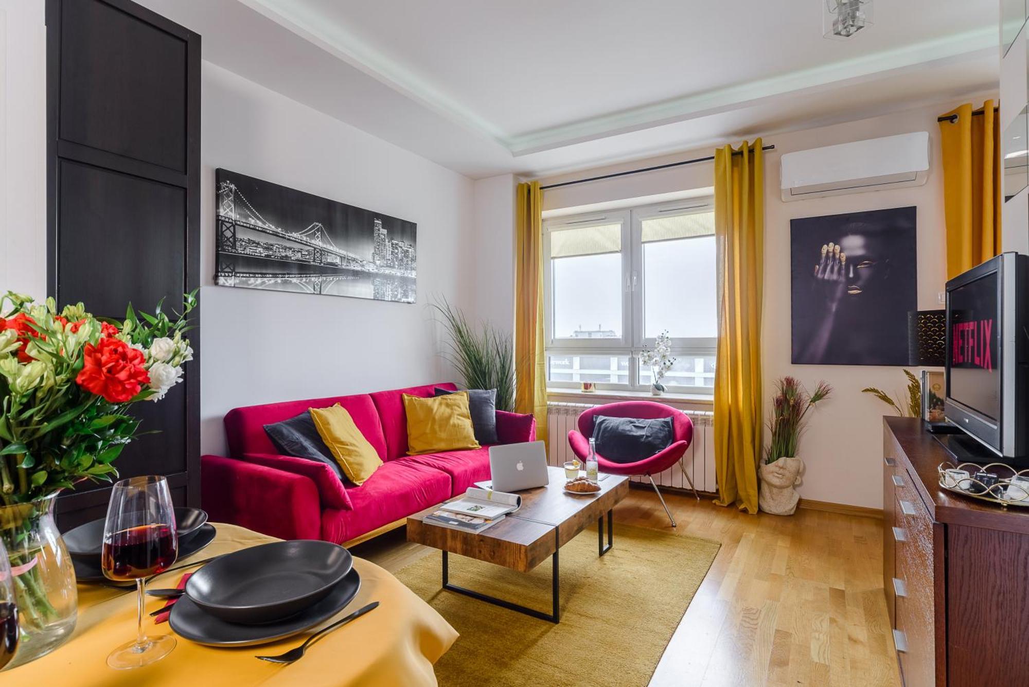 Luxury Apartments In Platinum Tower Varšava Exteriér fotografie