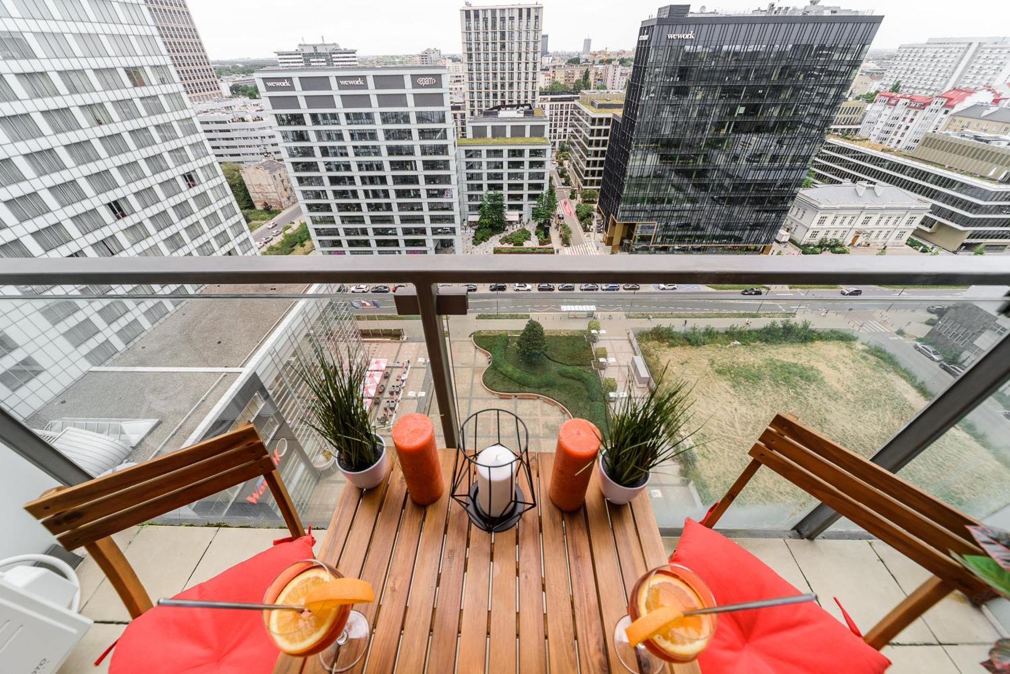 Luxury Apartments In Platinum Tower Varšava Exteriér fotografie